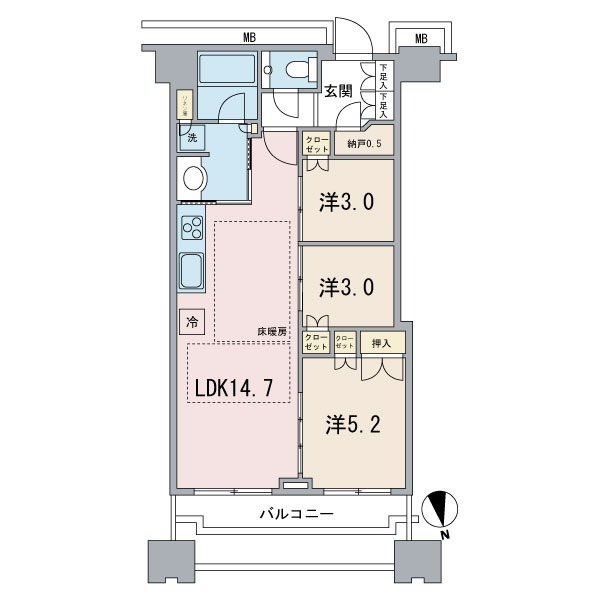 3LDK